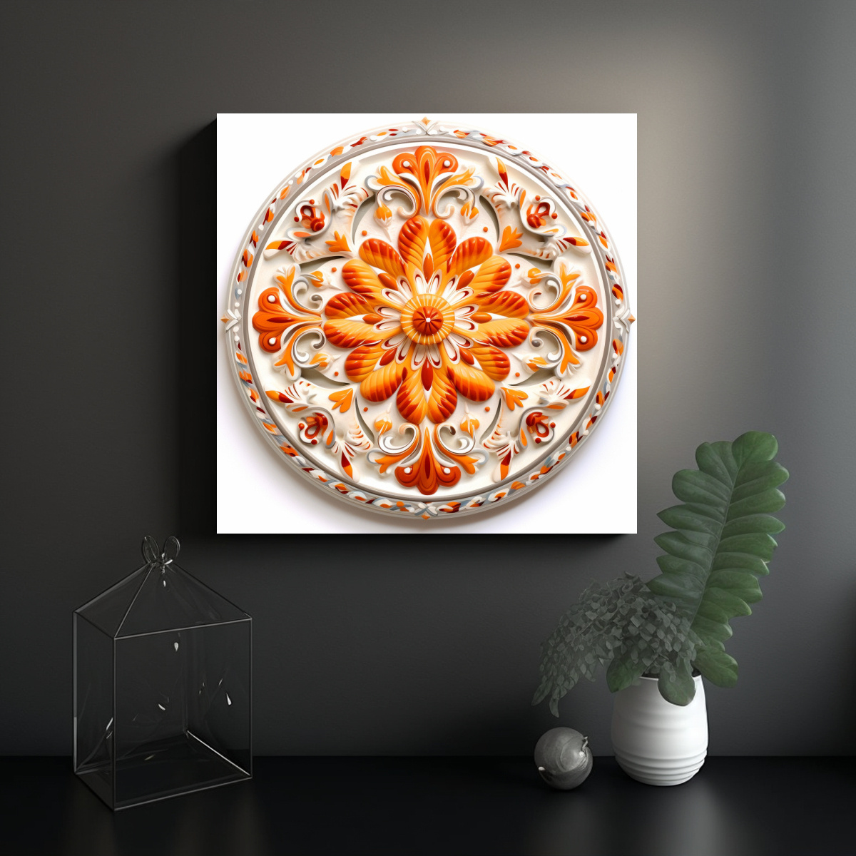 pinturas-decorativas-de-horneado-ucraniano-vista-superior-de-korovai-en-tonos-naranja-1-1