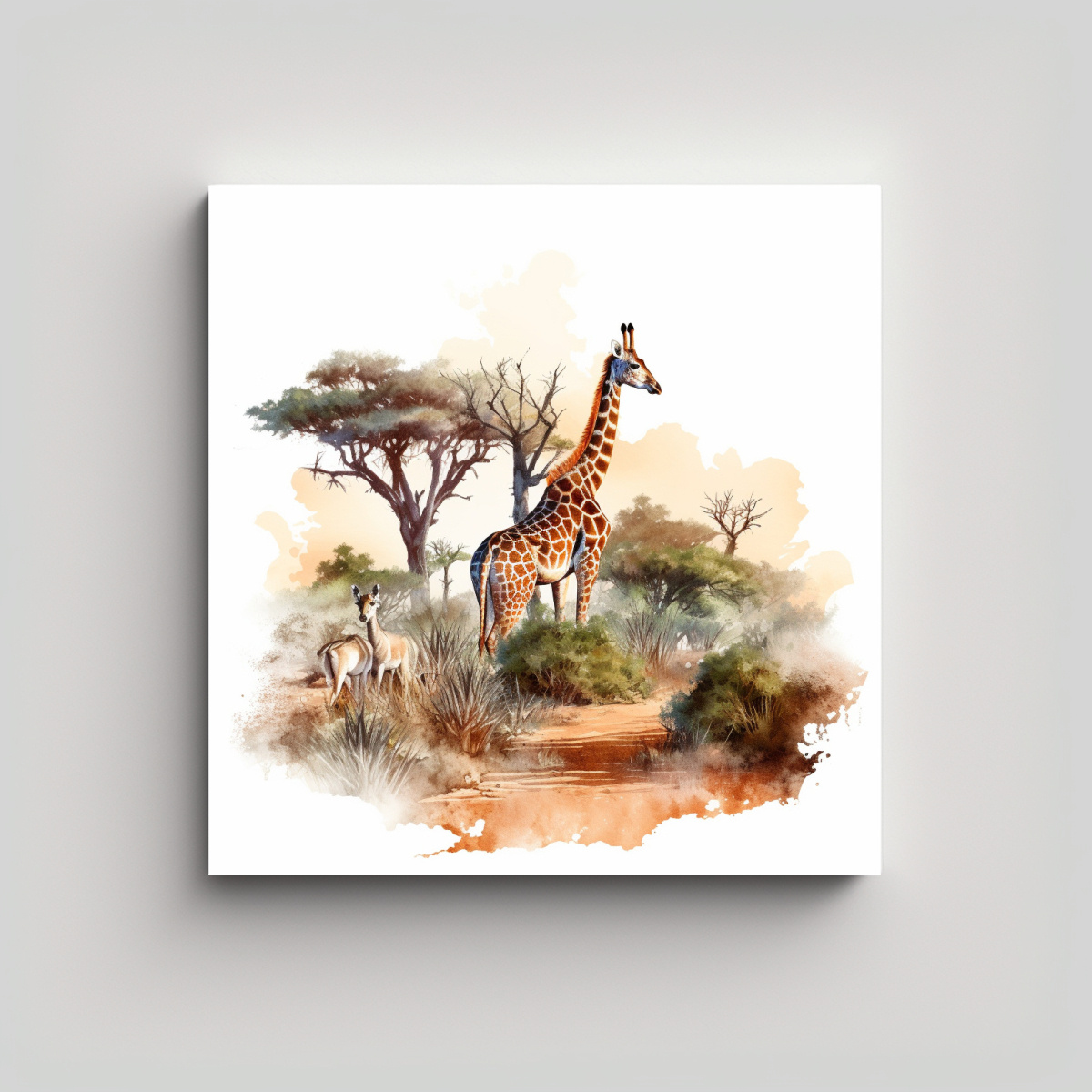 pinturas-decorativas-de-safari-en-la-sabana-africana