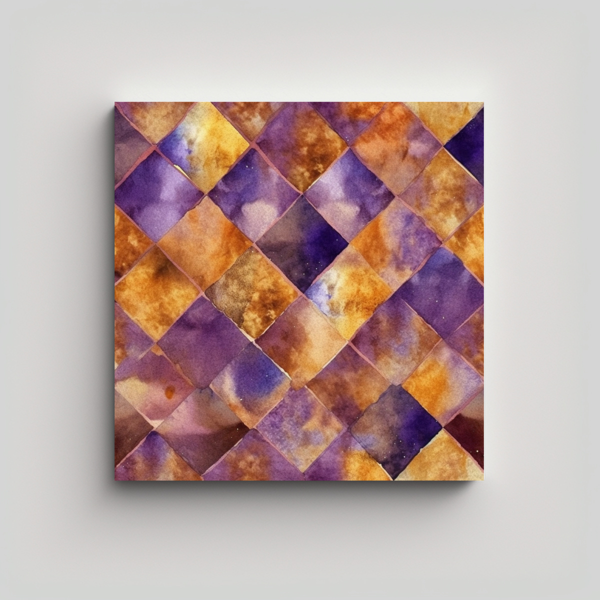 pinturas-decorativas-de-textura-met-lica-morada-marr-n-y-amarilla-