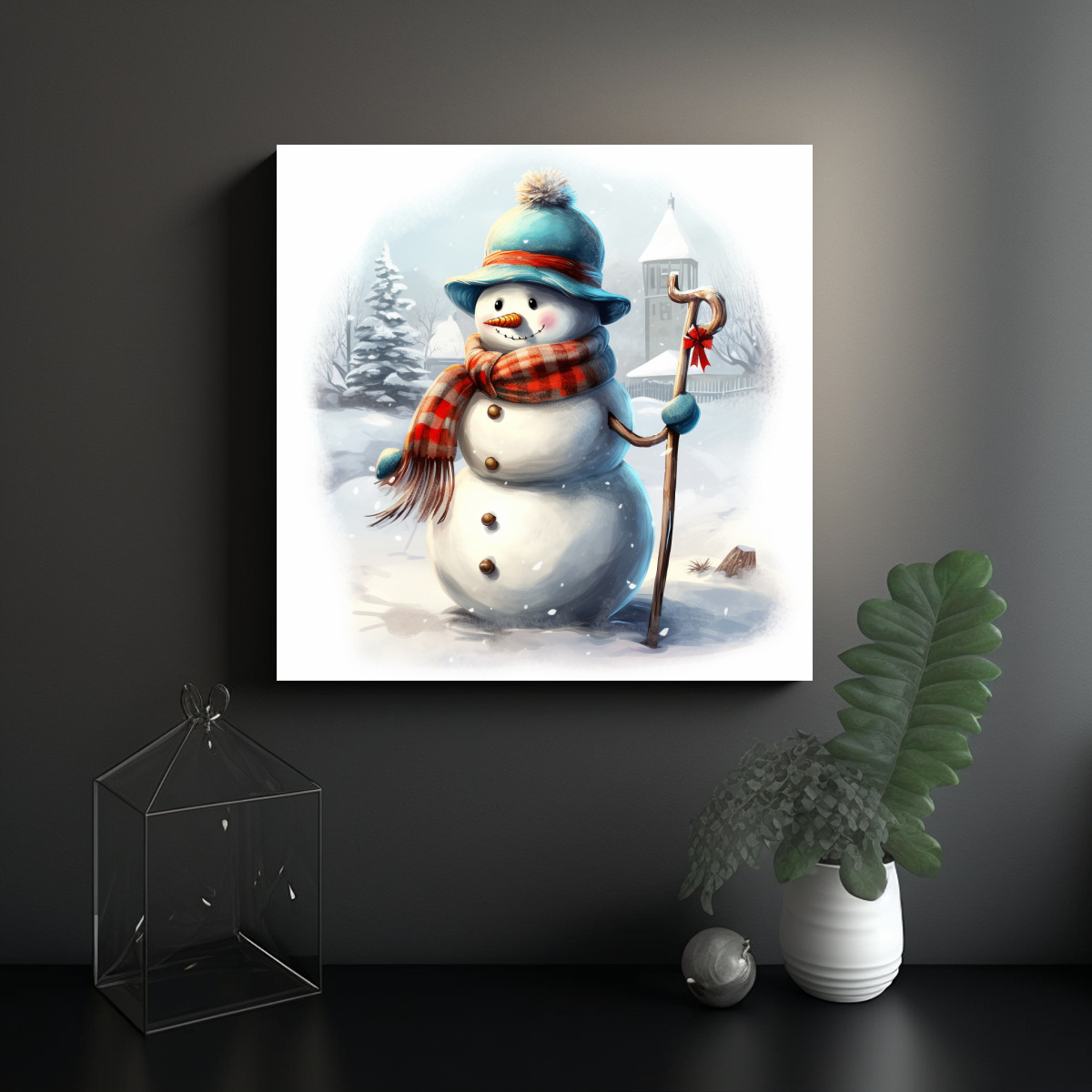 pinturas-decorativas-de-tonos-para-comedor-con-clipart-de-mu-eco-de-nieve-1