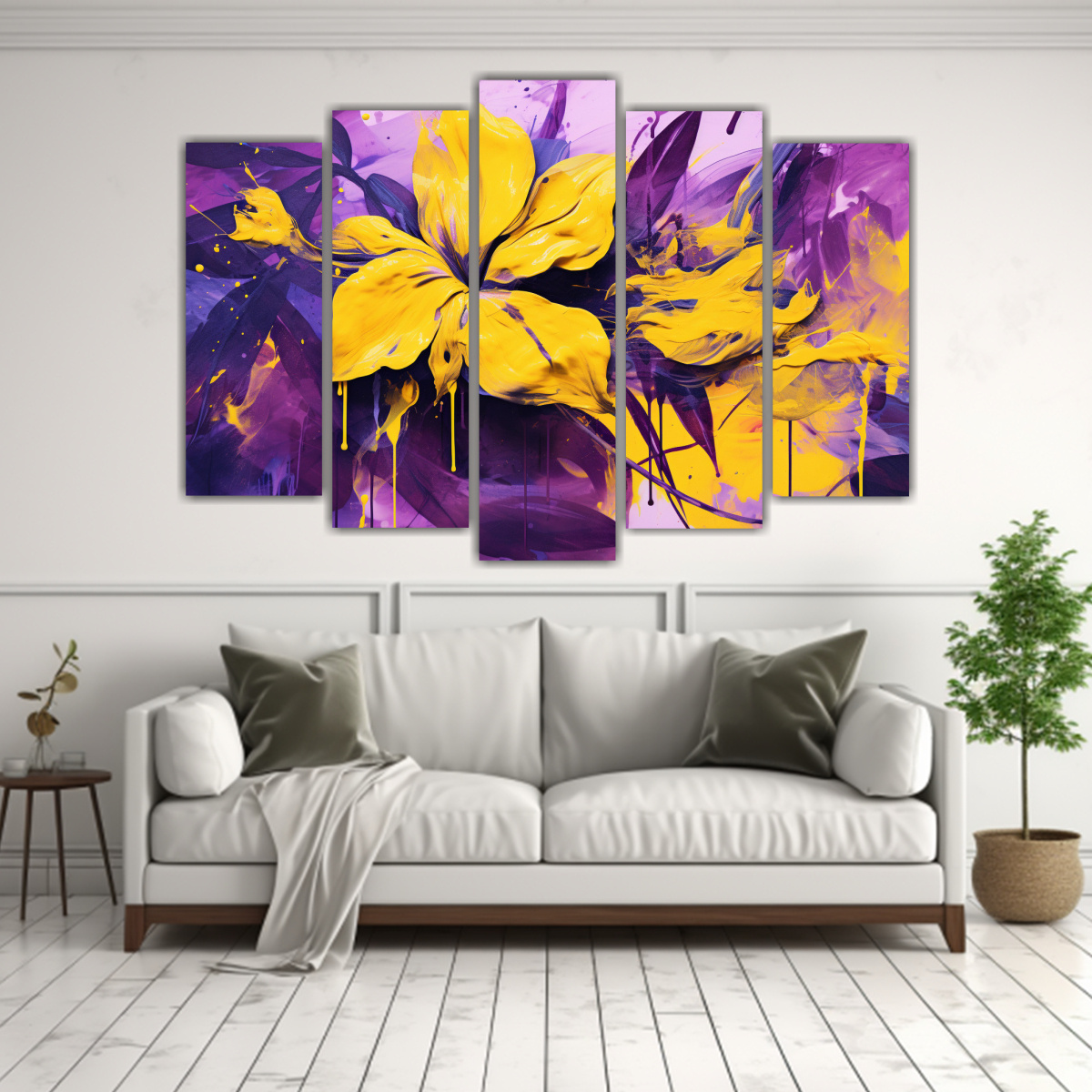 pinturas-decorativas-en-bastidor-telas-modernas-en-amarillo-y-morado-con-atm-sfera-neonoir-1-1