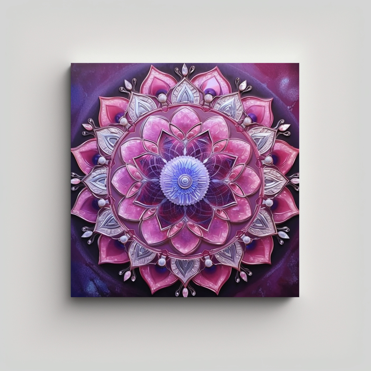 pinturas-decorativas-en-lienzo-de-tela-para-comedor-mandala-rosa-p-rpura-cristal