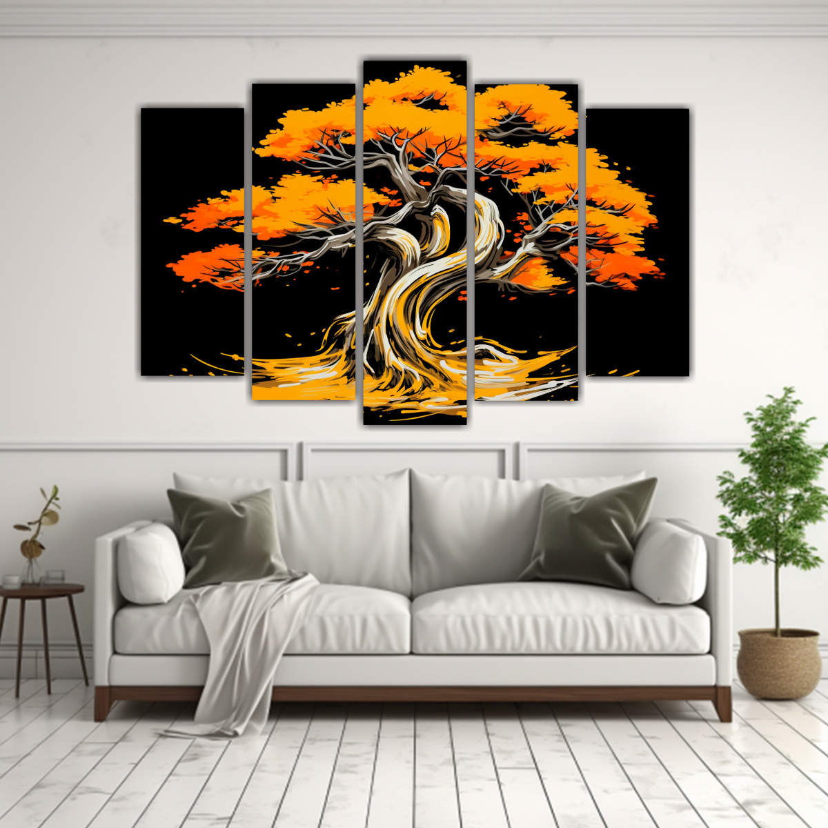 pinturas-decorativas-modernas-bons-i-amarillo-y-naranja-en-ambiente-neonoir-1