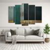 pinturas-decorativas-modernas-en-verde-oscuro-gris-azul-y-negro-1