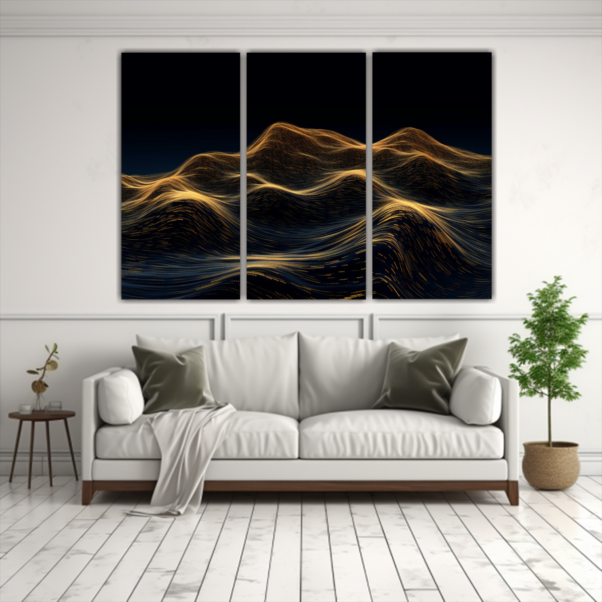 pinturas-decorativas-tres-composiciones-de-impacto-visual-en-tonos-dorados-sobre-cielo-azul-oscuro-1