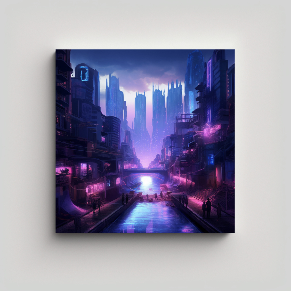 pinturas-decorativas-violeta-ciberpunk2077-para-escritorio-con-paisajes-urbanos-