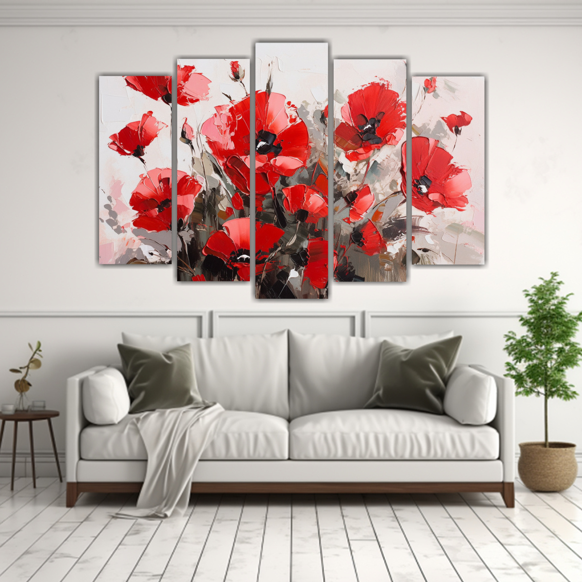 pinturas-en-lienzo-estilo-r-flores-rojas-en-bastidor-set-5-telas-calidad-1-1