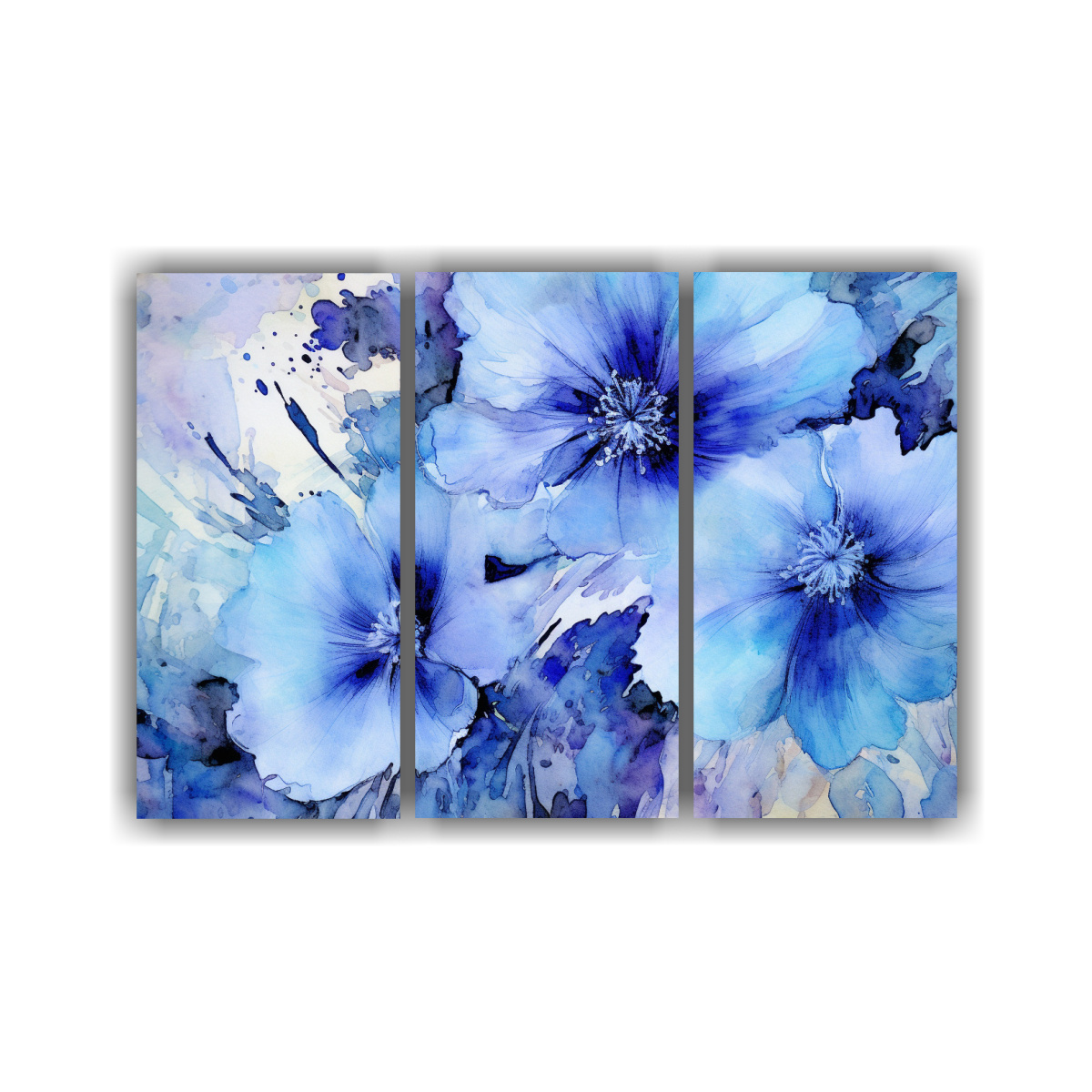 retrato-de-flores-azules-en-set-3-artes-inspiracion-belleza-por-cathy-r-sanders