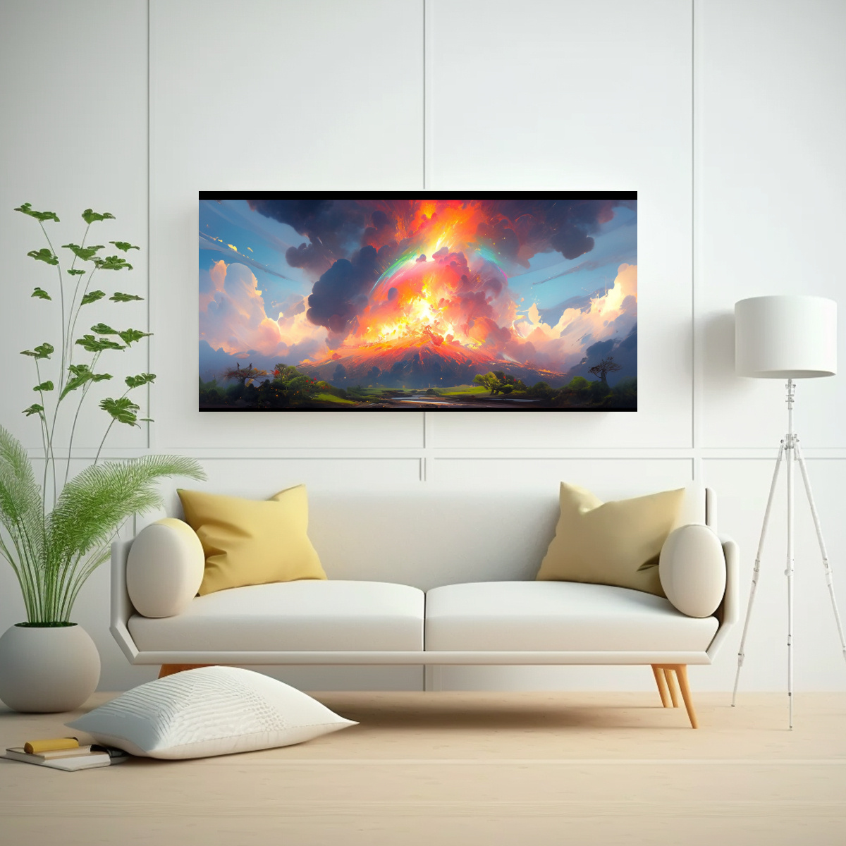 arte-abstracto-de-volc-n-con-arco-ris-y-colores-verdes-1