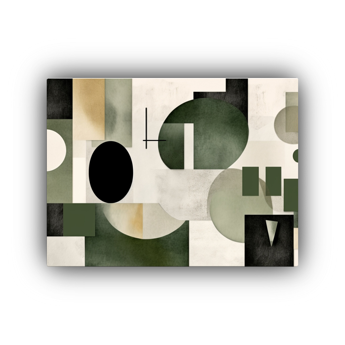 arte-de-lienzo-ilustrado-abstracto-en-blanco-y-negro-