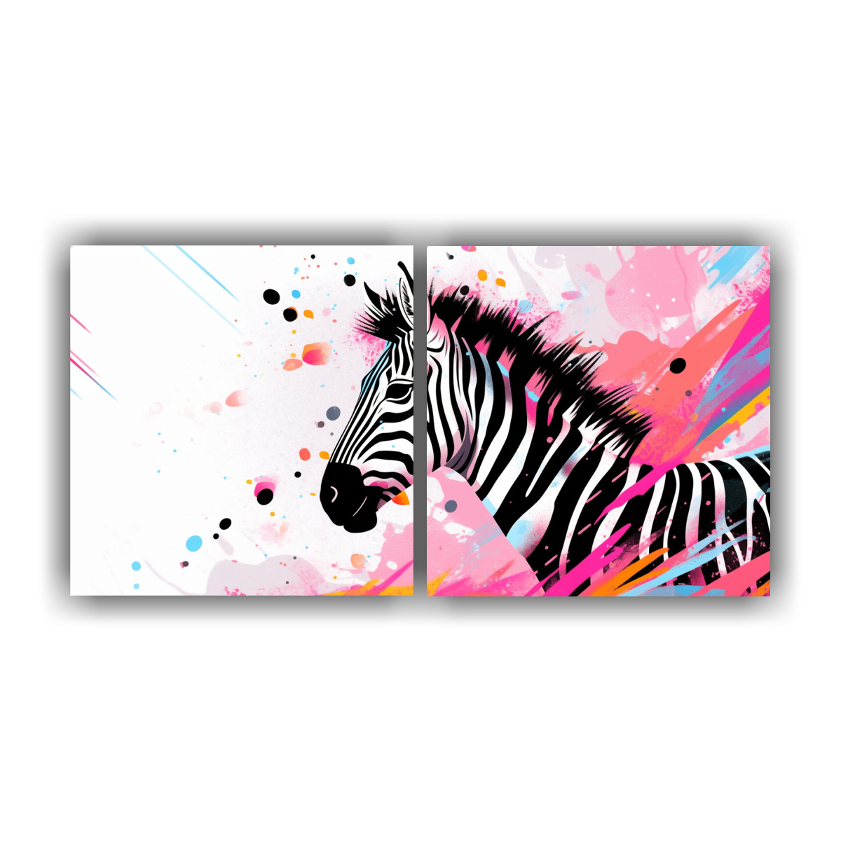 composiciones-decorativas-zebra-pastel-y-negro-arte-neo-pop