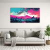 conjunto-telas-bastidor-concepto-brillante-santiago-chile-en-turquesa-y-rosa-1