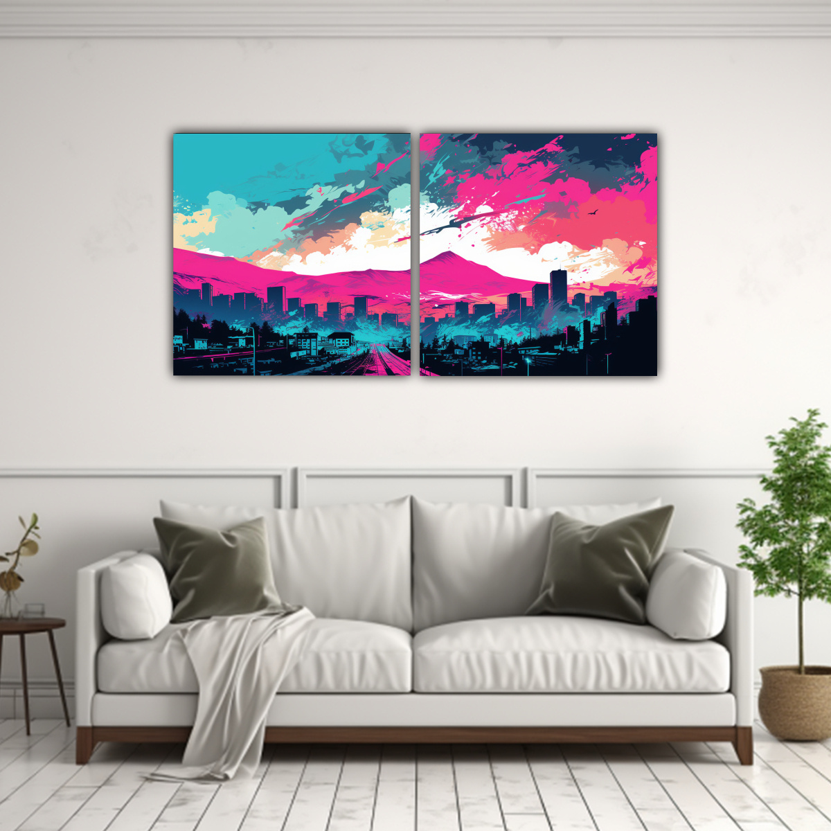 conjunto-telas-bastidor-concepto-brillante-santiago-chile-en-turquesa-y-rosa-1