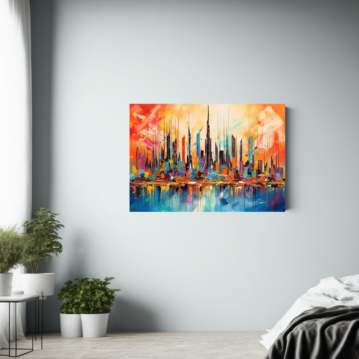 cuadro-abstracto-bandera-de-emiratos-rabes-para-decorar-oficina-1-1