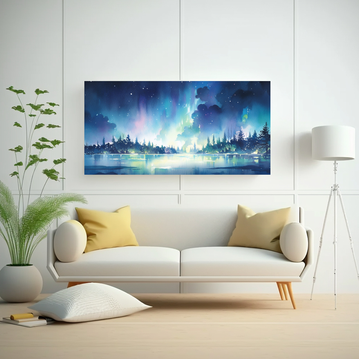 cuadro-abstracto-de-aurora-boreal-con-acuarelas-juveniles-1