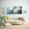 cuadro-abstracto-de-flores-peon-as-en-colores-blanco-y-turquesa-1