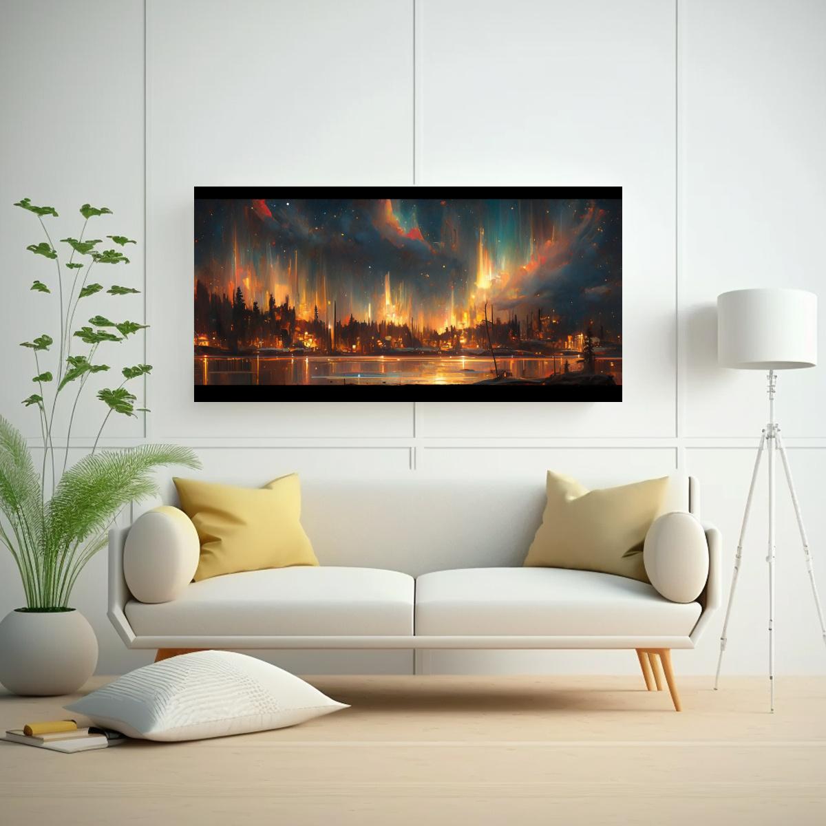 cuadro-abstracto-de-northern-lights-en-tonos-marrones-1-1