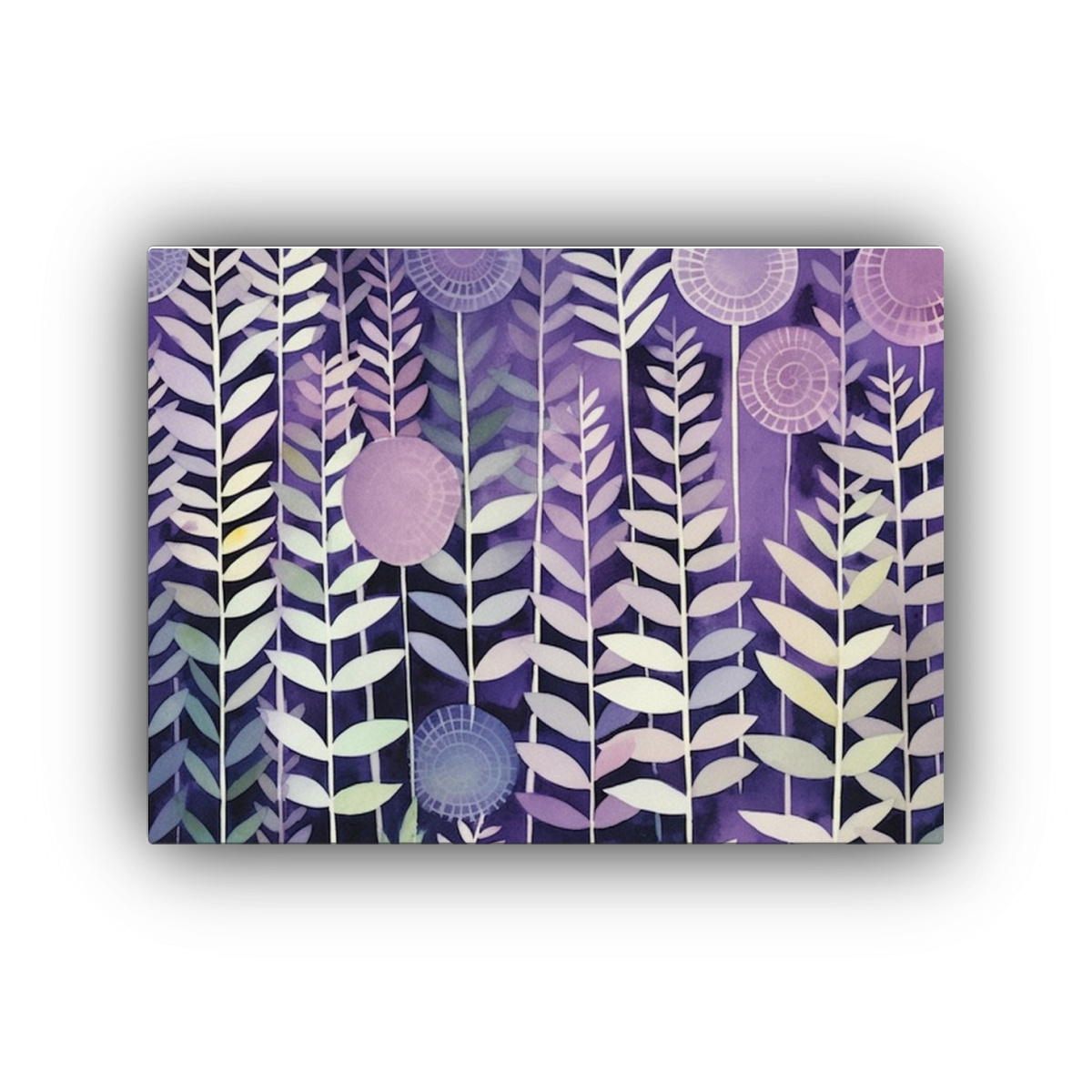 cuadro-abstracto-helechos-en-formas-geom-tricas-