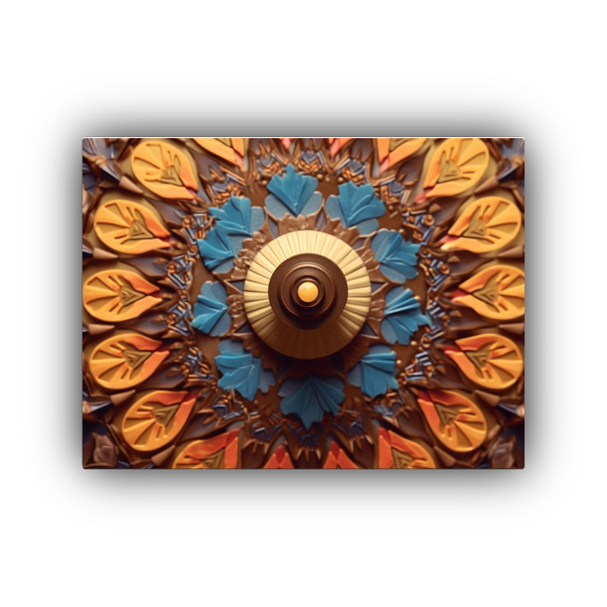 cuadro-abstracto-moderno-en-lienzo-textura-chocolate-kaleidoscopio