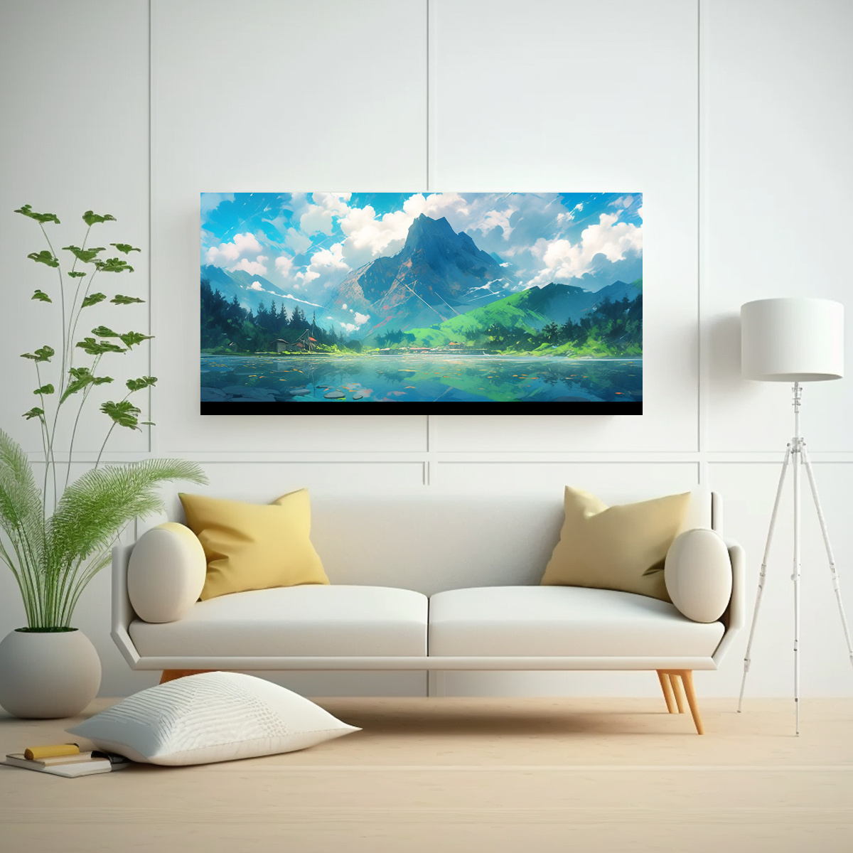 cuadro-abstracto-monta-as-verdes-en-lienzo-1