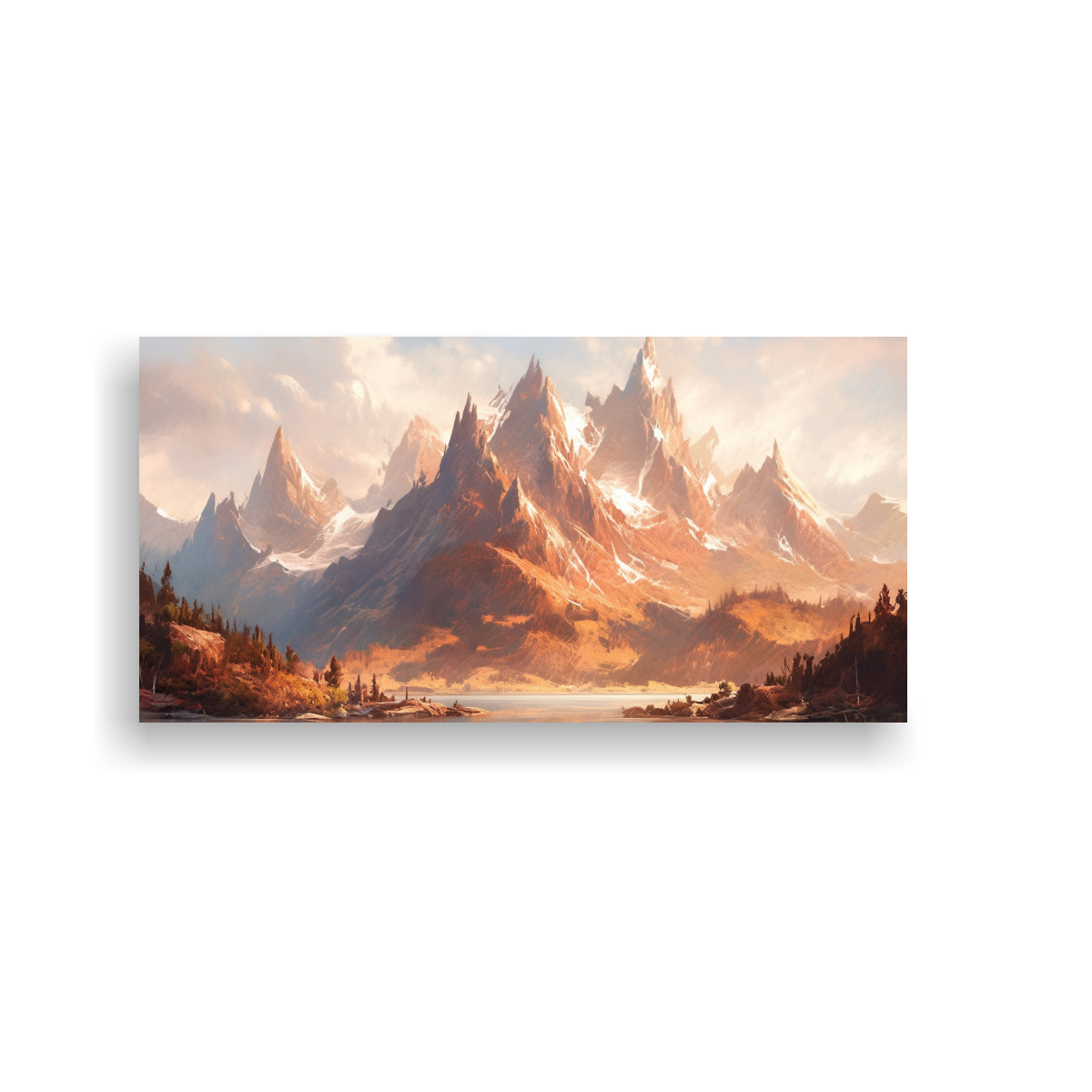 cuadro-abstracto-orig-alta-calidad-monta-as-junto-al-lago-en-tonos-marrones