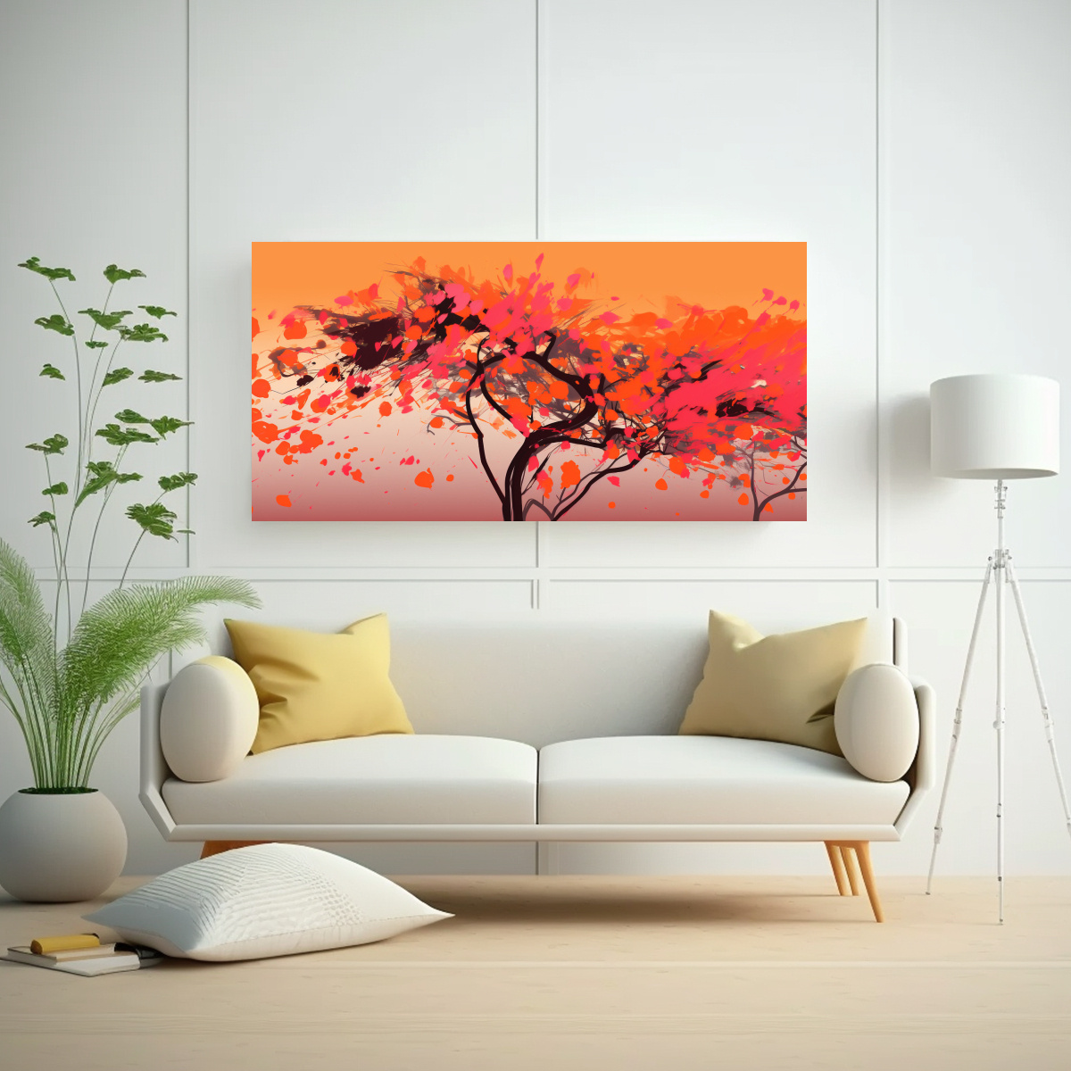 cuadro-abstracto-rbol-de-acacia-en-tonos-naranja-y-rosa-neonoir-1
