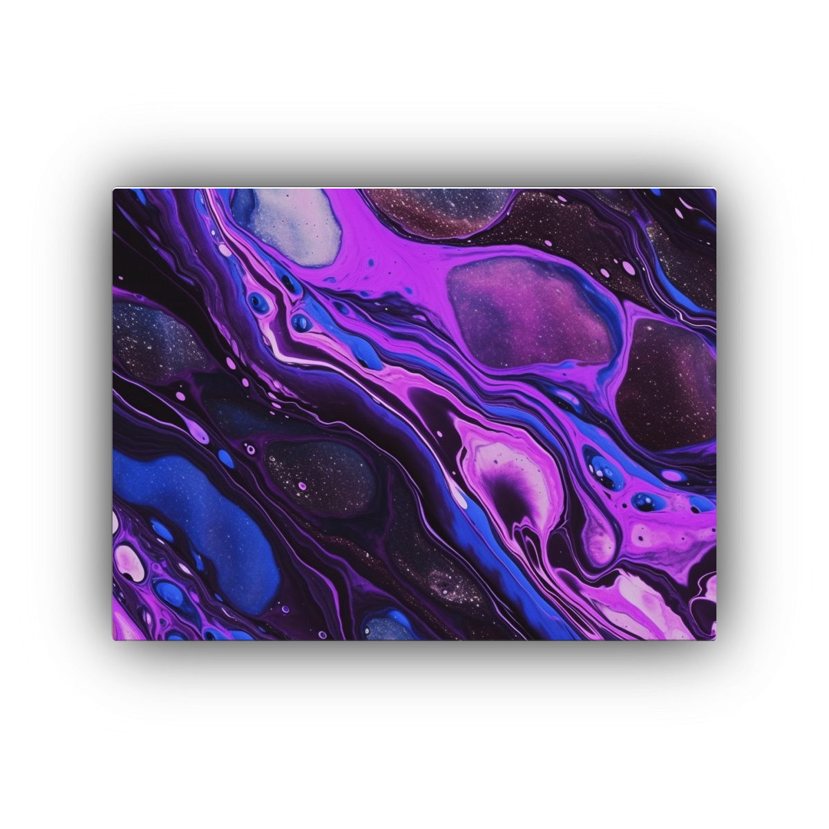 cuadro-abstracto-rectangular-en-negro-y-p-rpura-con-remolino-estilo-pintura-vertida