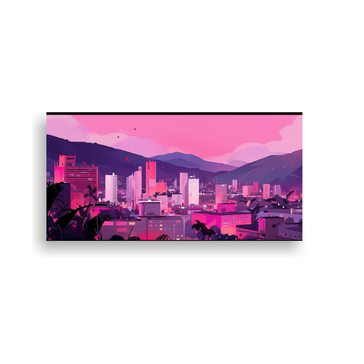 cuadro-abstracto-sensibilidad-en-santiago-en-colores-vibrantes-y-rosa