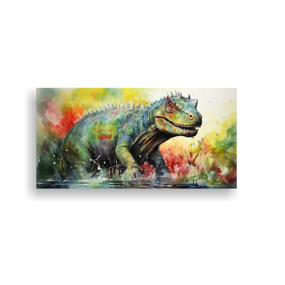 cuadro-brillante-de-iguanodon-en-acuarela-colorida