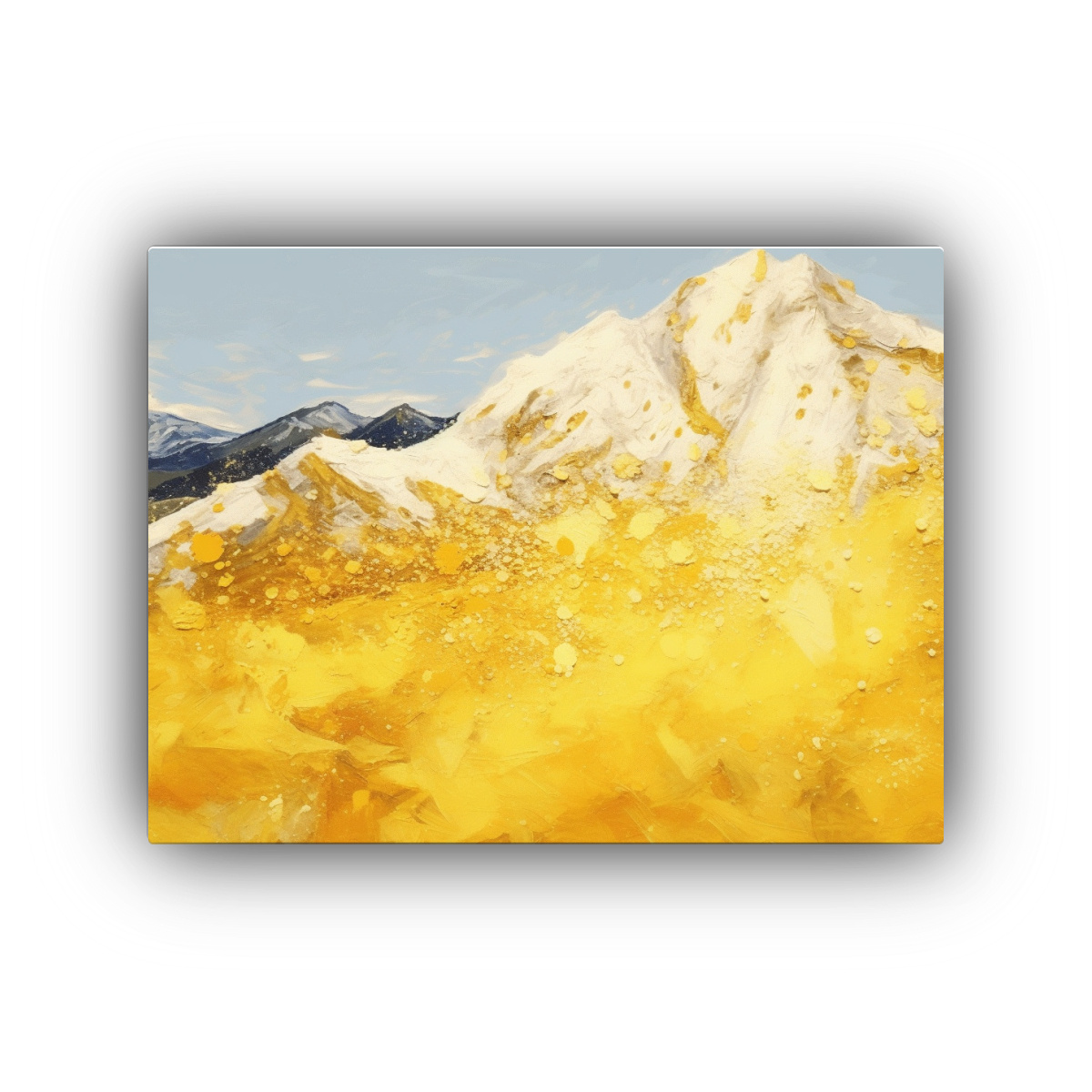 cuadro-conceptual-alegr-a-mostaza-en-la-base-de-una-monta-a-nevada