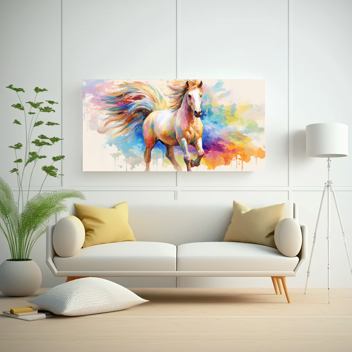 cuadro-creativo-mini-caballo-en-colores-pastel-y-dorado-arte-neo-pop-1-1