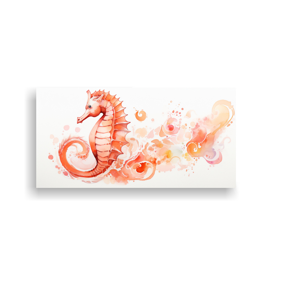 cuadro-de-arte-pop-neo-caballito-de-mar-en-marfil-y-colores-salm-n-