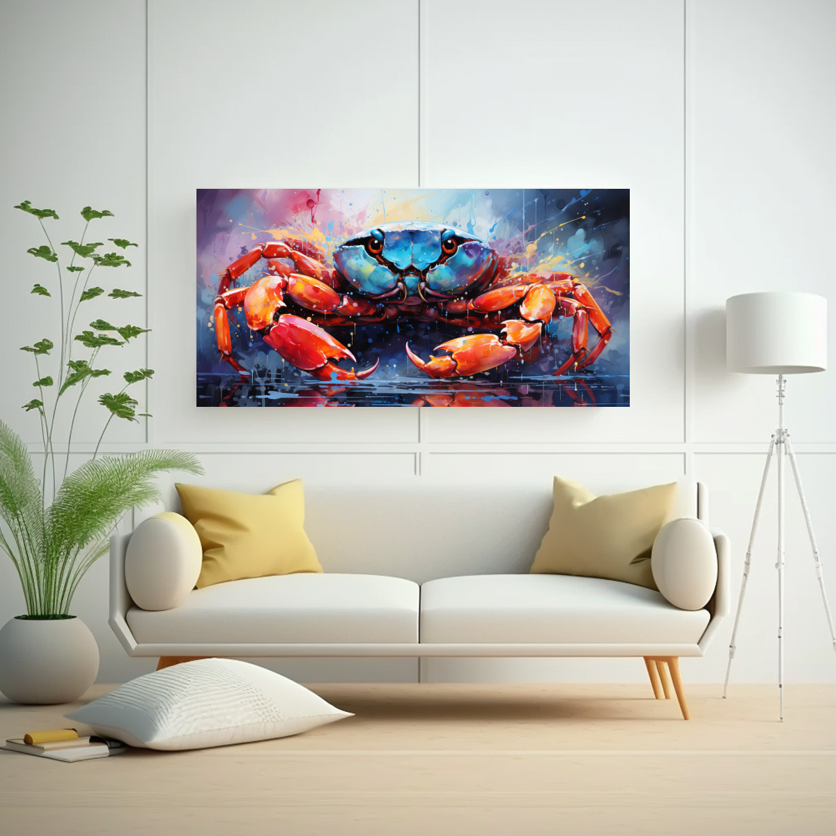 cuadro-de-cangrejo-iridiscente-y-amarillo-ma-z-arte-pop-neo-1-1