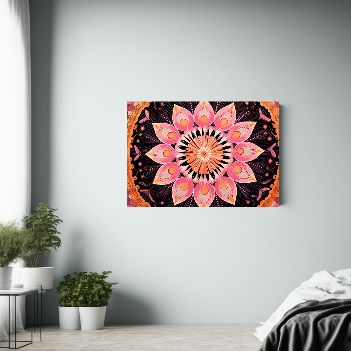 cuadro-de-flores-en-rosa-y-naranja-hermoso-y-colorido-1