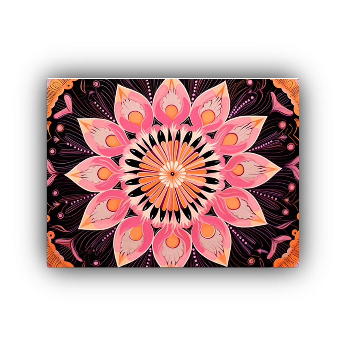 cuadro-de-flores-en-rosa-y-naranja-hermoso-y-colorido