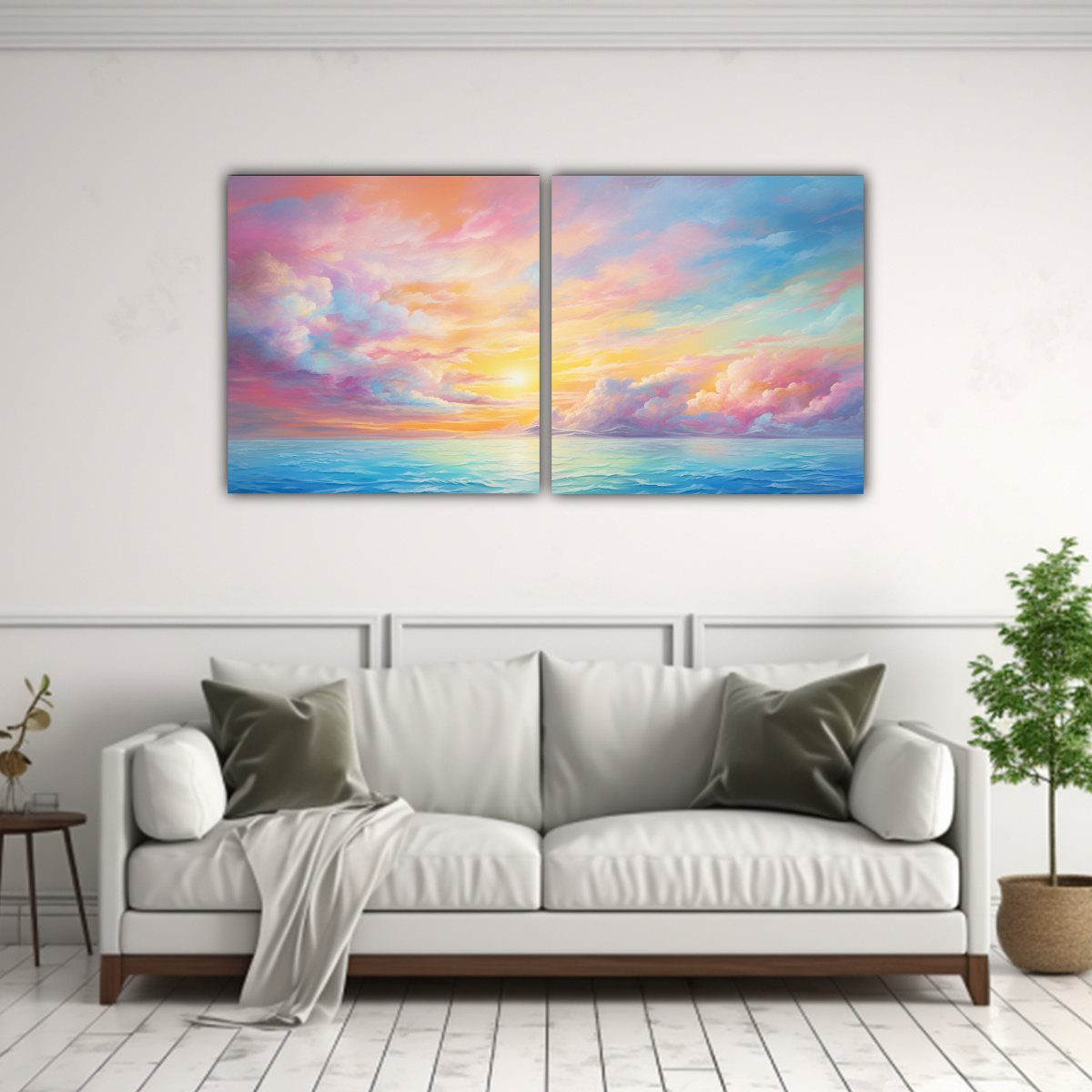 cuadro-de-fotograf-a-impactante-de-cielo-y-mar-con-arco-ris-y-colores-pastel-1