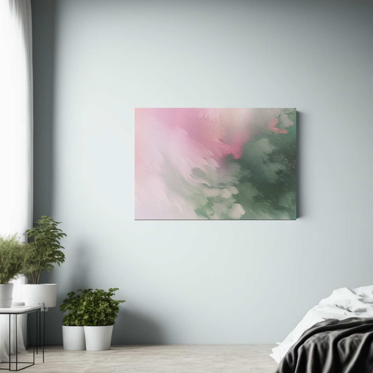 cuadro-de-inspiraci-n-en-rosa-y-verde-sobre-fondo-blanco-decoraci-n-pinturas-calmantes-1