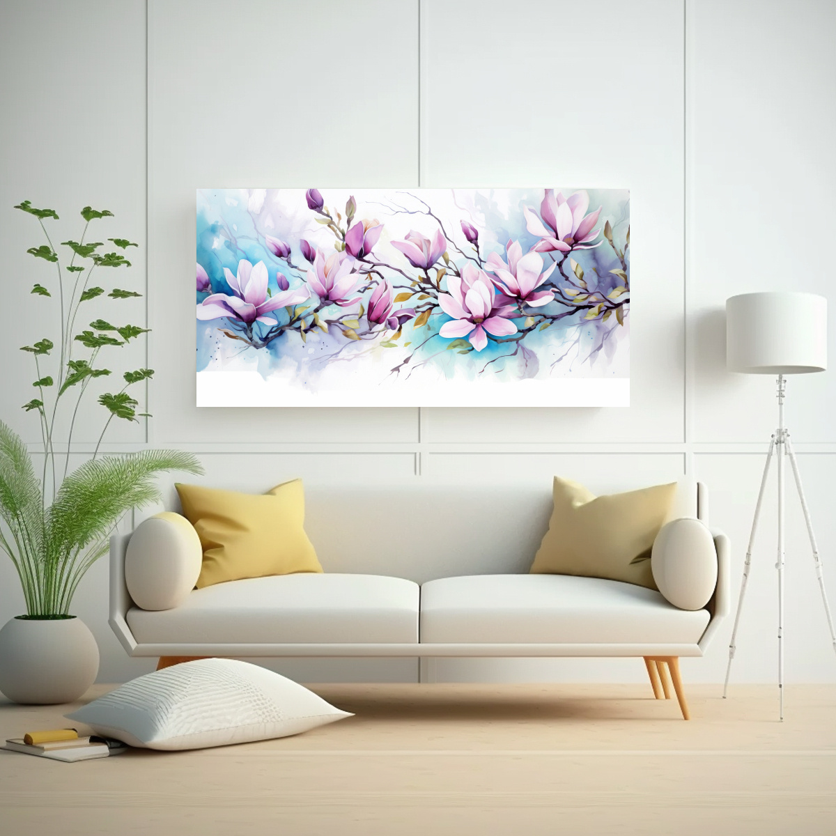 cuadro-de-magnolias-en-colores-morado-y-turquesa-elegante-y-abstracto-1