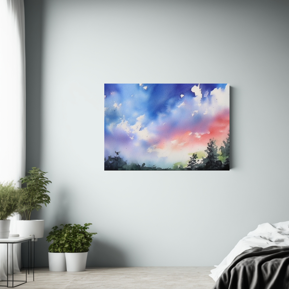 cuadro-de-pared-exclusivo-acuarela-del-cielo-muy-art-stico-1-1