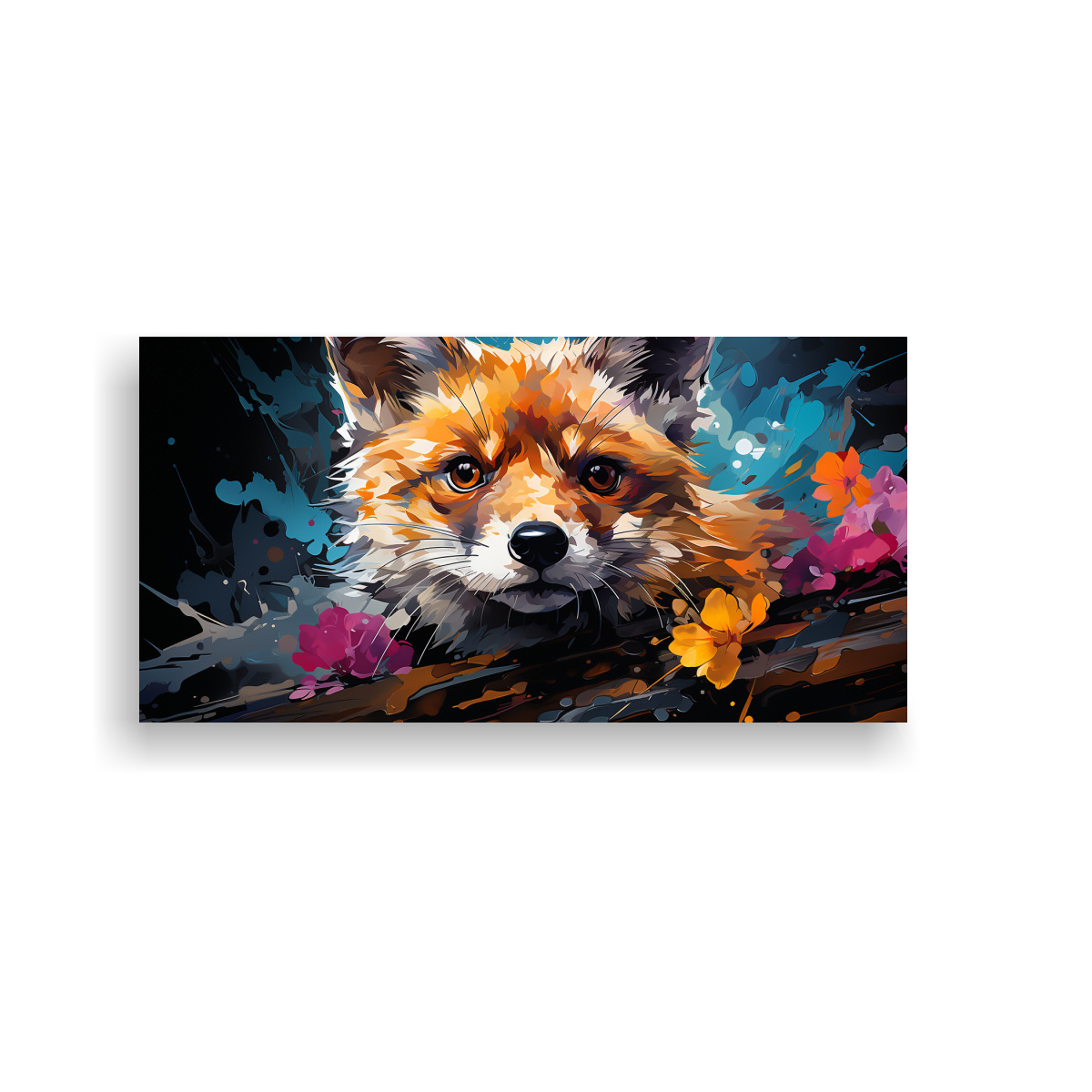 cuadro-de-pared-fotograf-a-de-sal-n-weasels-en-colores-iridiscentes-y-mandarina