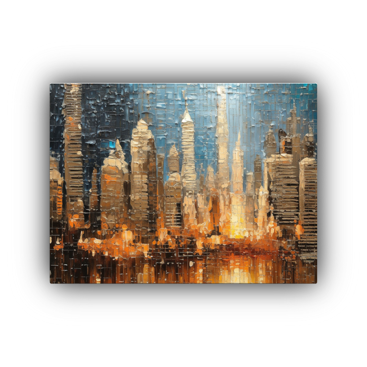 cuadro-de-tela-abstracto-texturizado-de-ciudad-en-venta