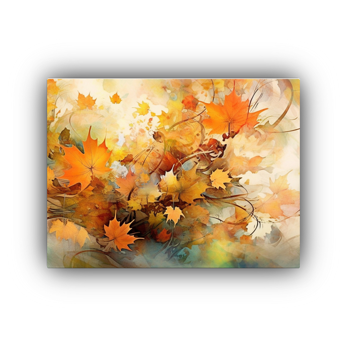 Cuadro Decorativo Abstracto Otoño Colores Vivos - ¡Compra Ahora ...