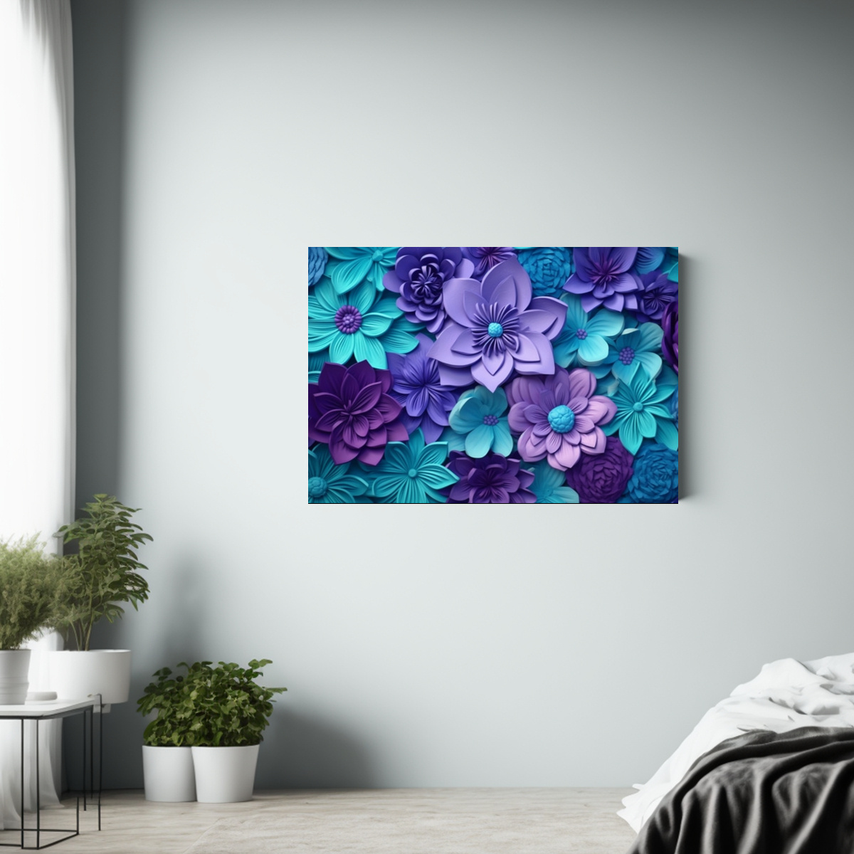 cuadro-decorativo-con-finas-l-neas-en-3d-de-flores-en-lienzo-1