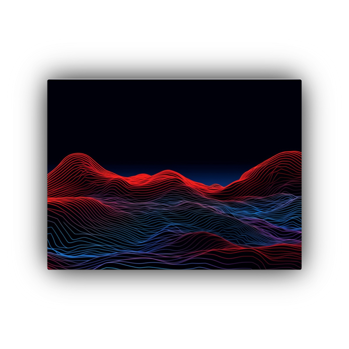 cuadro-decorativo-con-patr-n-de-ondas-lineales-y-fondo-de-ondas-rojas