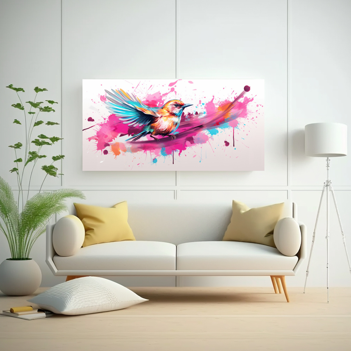 cuadro-decorativo-de-arte-pop-neo-aves-en-tonos-pasteles-y-rosados-1-1