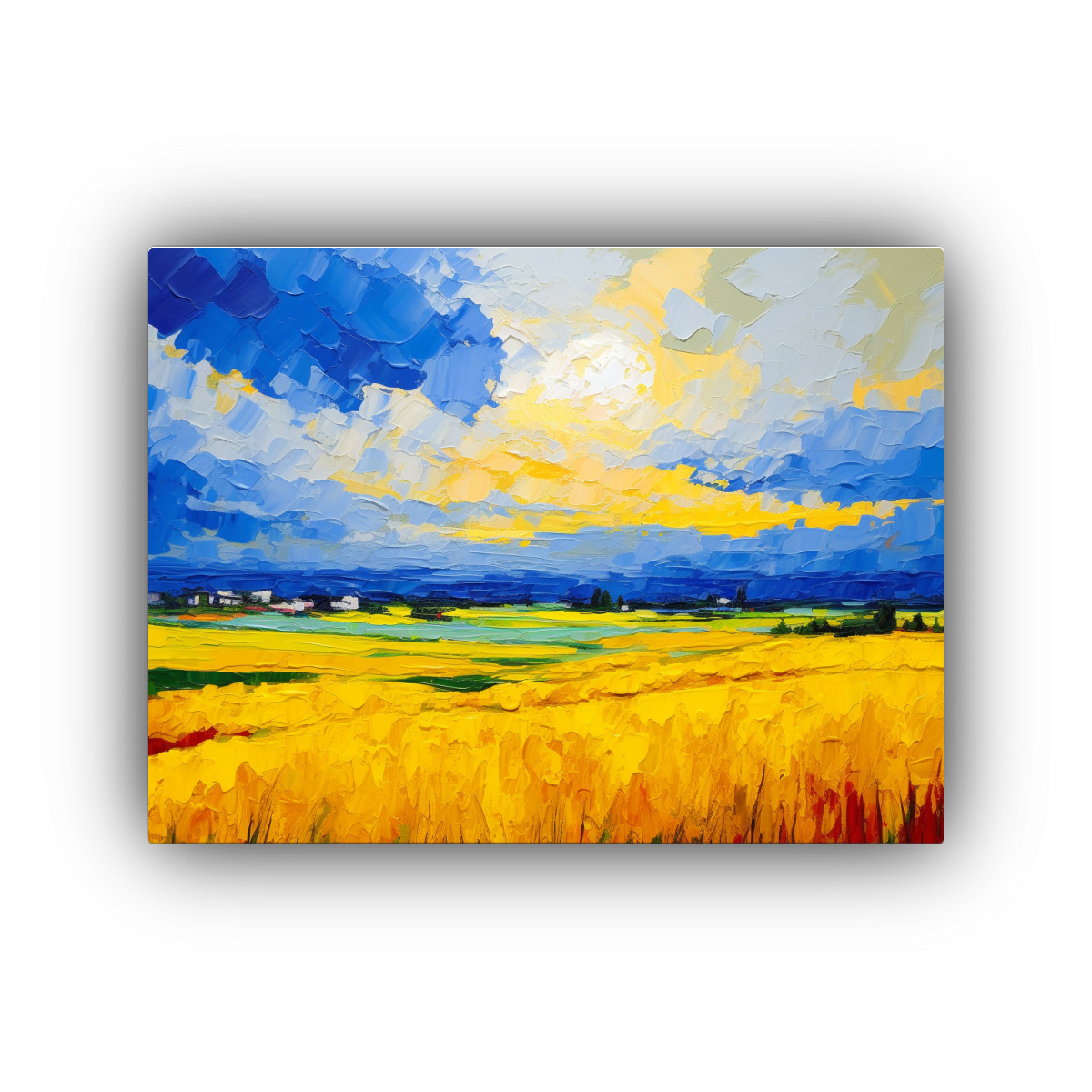 cuadro-decorativo-de-lienzo-moderno-campo-de-arroz-amarillo-bajo-cielo-azul-de-tormenta