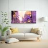 cuadro-decorativo-de-santiago-city-en-chile-en-tonos-marr-n-y-morado-neo-1