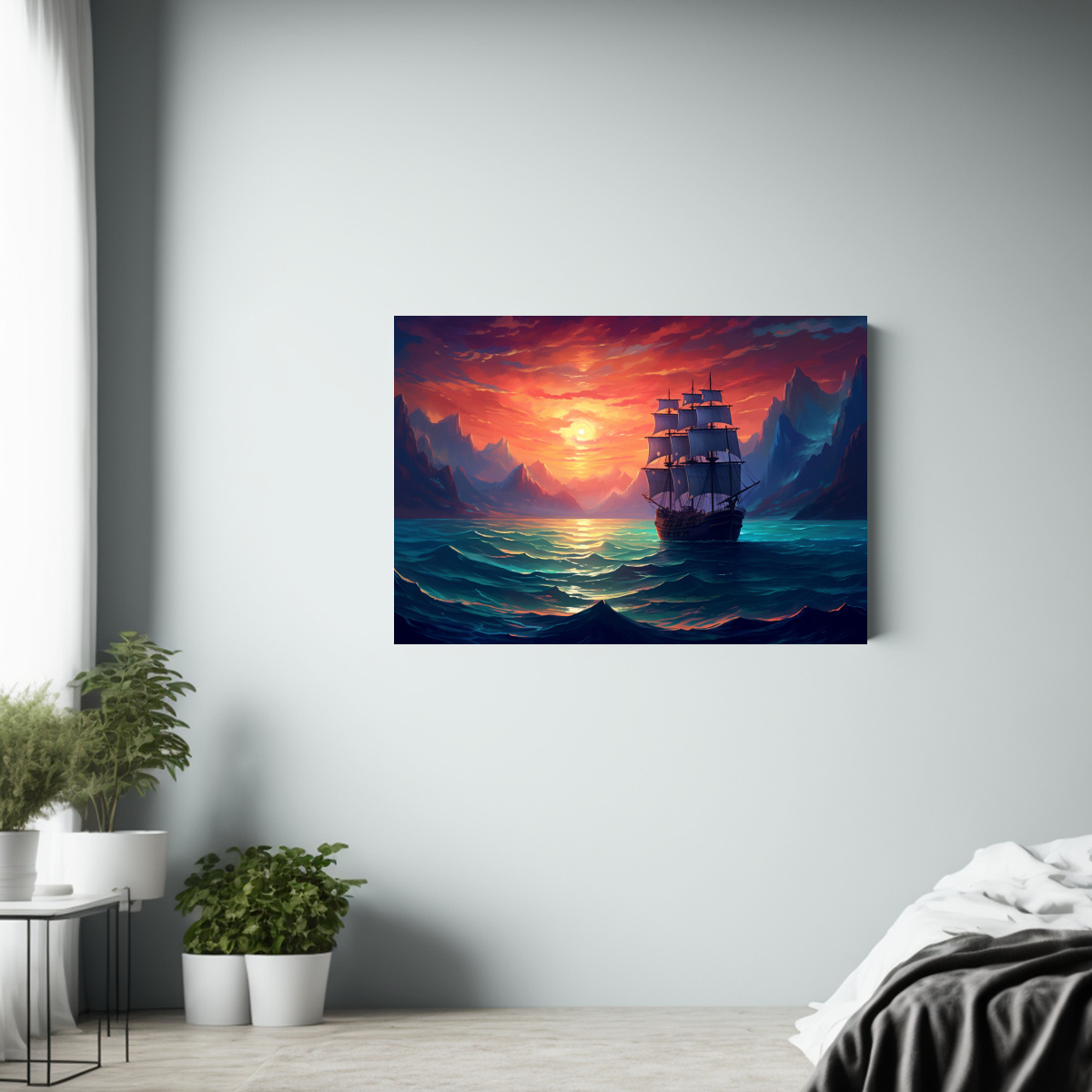 cuadro-decorativo-estilo-digital-velero-en-el-mar-1-1