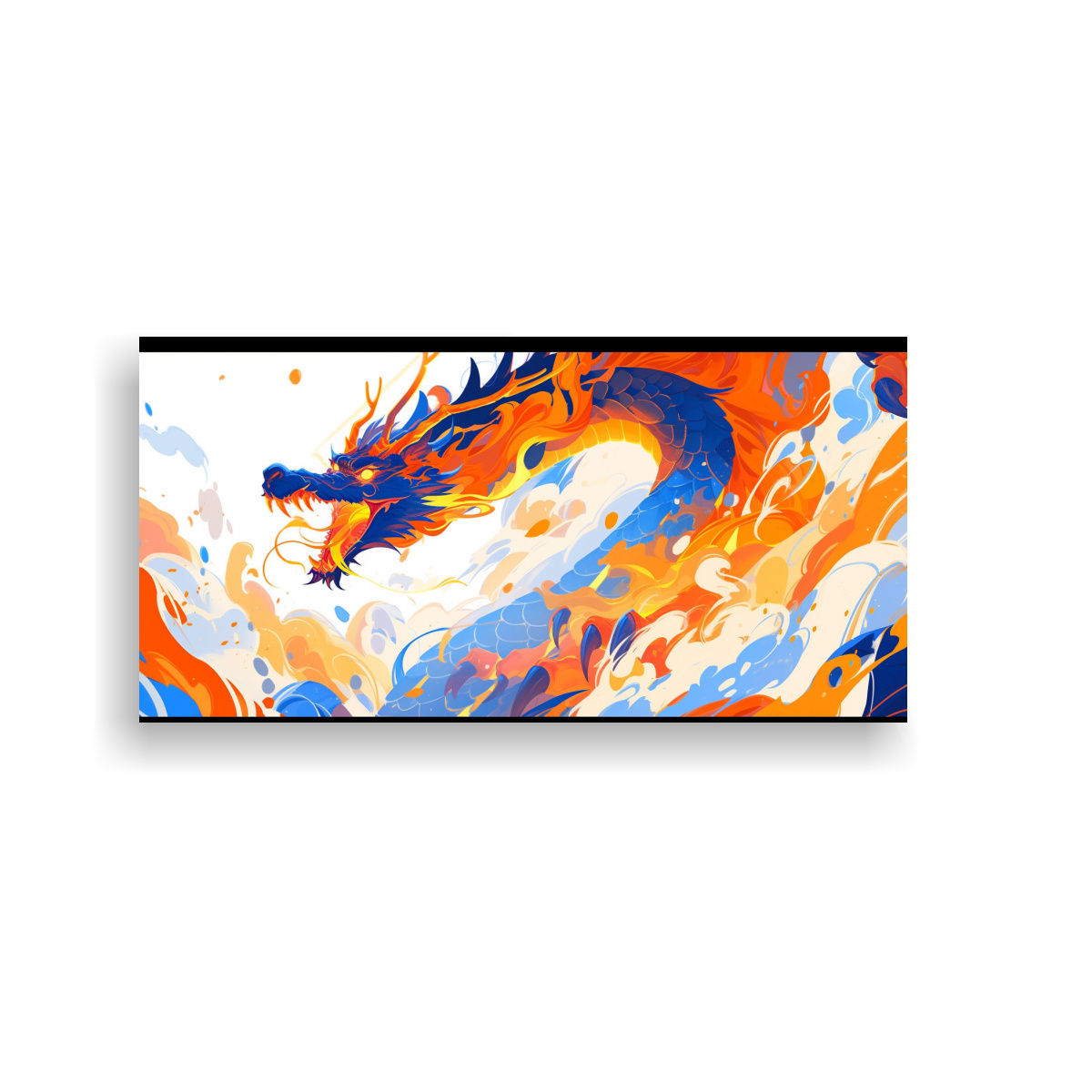 cuadro-decorativo-horizontal-drag-n-naranja-y-azul-ambiente-neonoir