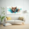 cuadro-decorativo-moderno-de-b-ho-en-colores-marr-n-y-turquesa-neo-pop-arte-1-1